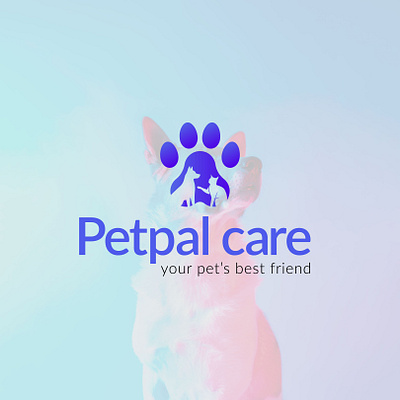 Petpal Care Logo branding cat design graphic design icon illustration logo paw petlogo puppy vector