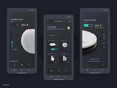 SmartHome design ui ui design ui ux design ux design