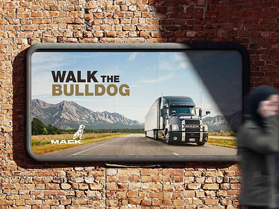 Outdoor Advertisement for Trucking Company brand identity branding creative design design graphic design ui ux