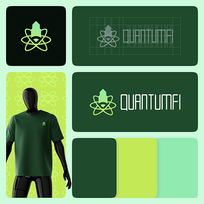 Quantumfi Logo Design branding defi design logo web3