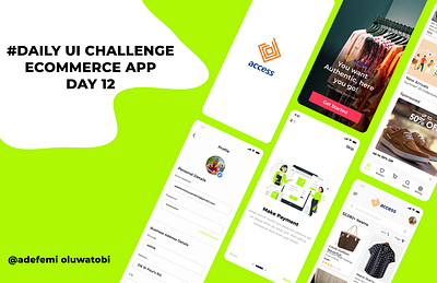 🌟 Day 12 of My 100-Day Daily UI Challenge! 🌟 ACCESS BANK ECOMM 12 app dailyui day 12 design ecommerce graphic design illustration ui uiux uiuxdesign