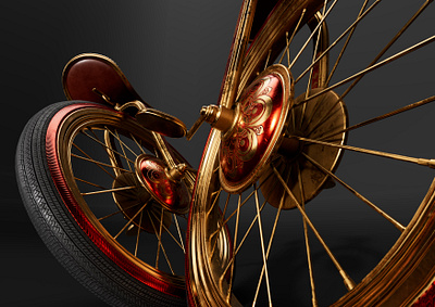 Golden Age Unicycle gilded.