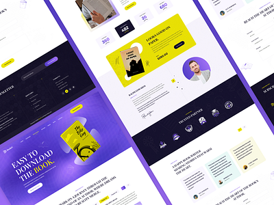 BookFi - Ebook Website Design design download ebook landingpage minimal modern trendy uiux design user experience website wordpress