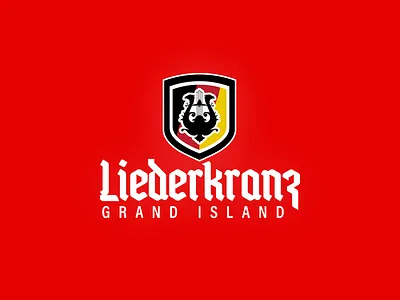 Liederkranz German Society Logo branding design graphic design illustration logo vector