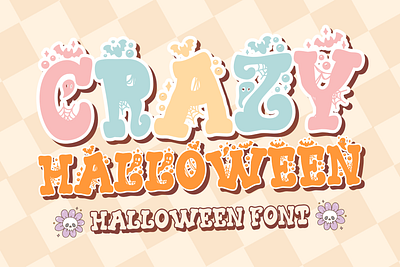 Crazy Halloween is a Halloween font decorative halloeen horror