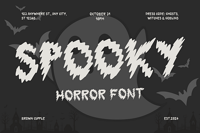 Spooky is a cool Halloween font spooky font