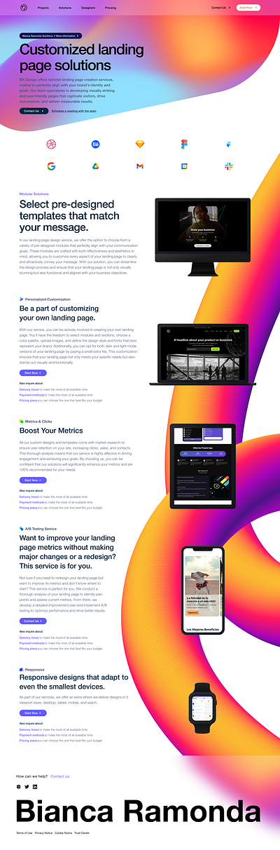 Landing Page landing page