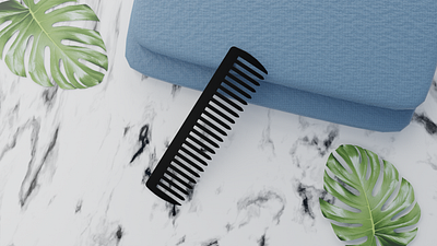 Comb | Peigne | Blender 3d blender comb hairdresser peigne tuto youtube