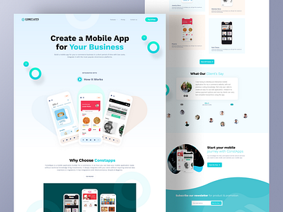 Web Landing Page UI UX Design design figma design illustration landing page design landing page figma ui ui design ux design web design website design