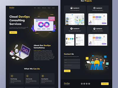 Web Landing Page UI UX Design design figma design illustration landing page design landing page figma ui ui design ux design web design website design