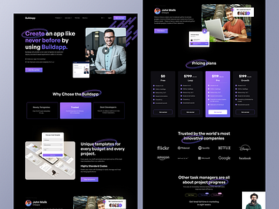 Web Landing Page UI UX Design design figma design illustration landing page design landing page figma ui ui design ux design web design website design