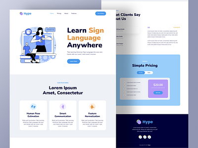 Web Landing Page UI UX Design design figma design illustration landing page design landing page figma ui ui design ux design web design website design