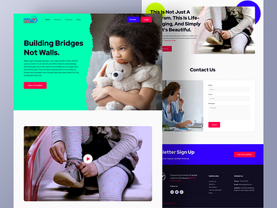 Web Landing Page UI UX Design design figma design illustration landing page design landing page figma ui ui design ux design web design website design