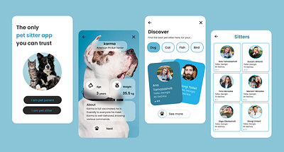 Pet Sitting App Design