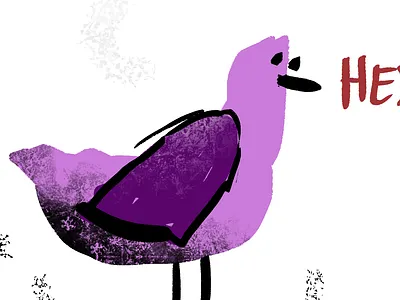 Bird art design illustration