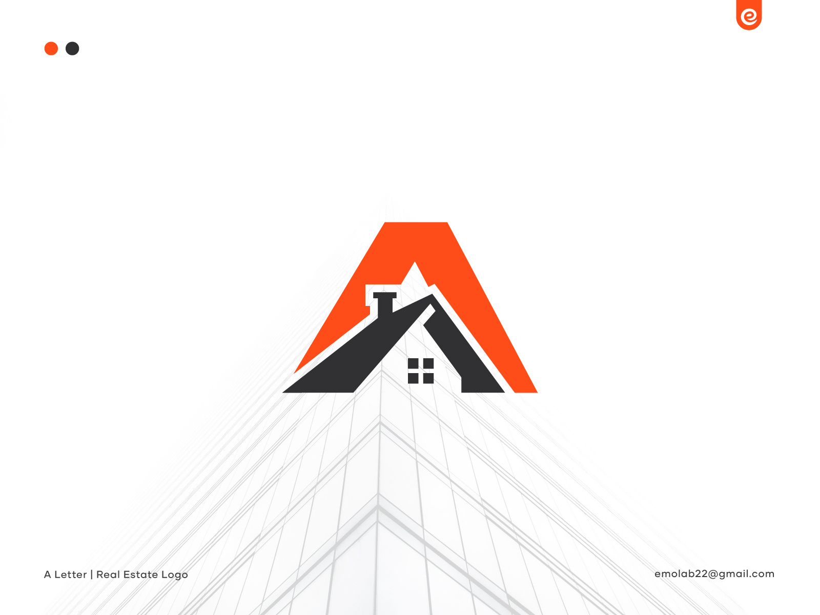 Example of Realestate Holding Construction Logo 