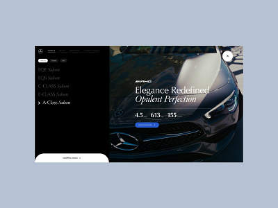 Mercedes Benz — Corporate website automotive brand car mercedes benz ui user interface ux vadim yarmak vehicle visual design web web design