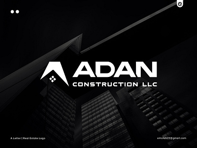 Architecture, Real Estate, Letter A Logo . 3d a logo adobe architecture brand identity branding building concept construction creative graphic design home illustration letter a logo logofolio logotipo minimal modern simple