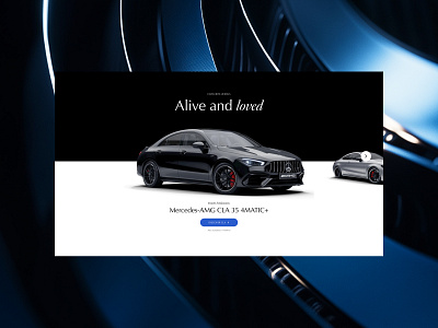 Mercedes Benz — corporate website automotive branding car mercedes benz speed ui user interface ux vadim yarmak vadym yarmak vehicle visual design web web design