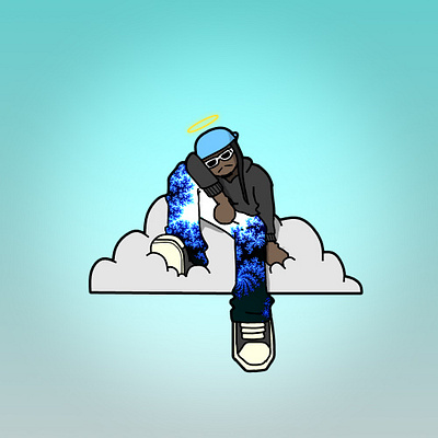 R.I.P. Takeoff 2d graphic design migos takeoff trap