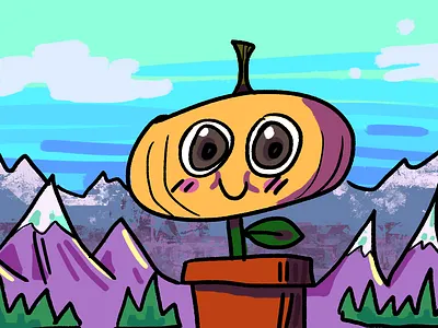 Halloween art cartoon illustration