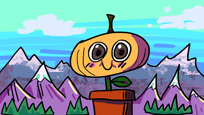 Halloween art cartoon illustration