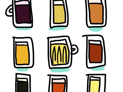 Pint People art graphics illustration