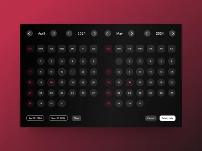 Date picker ui