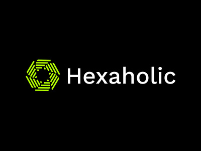 Hexaholic | AI Company Logo Design ai logo app logo conversational ai hexagon logo logo ai logo design logo tech software logo startup logo tech company tech logo technology logo