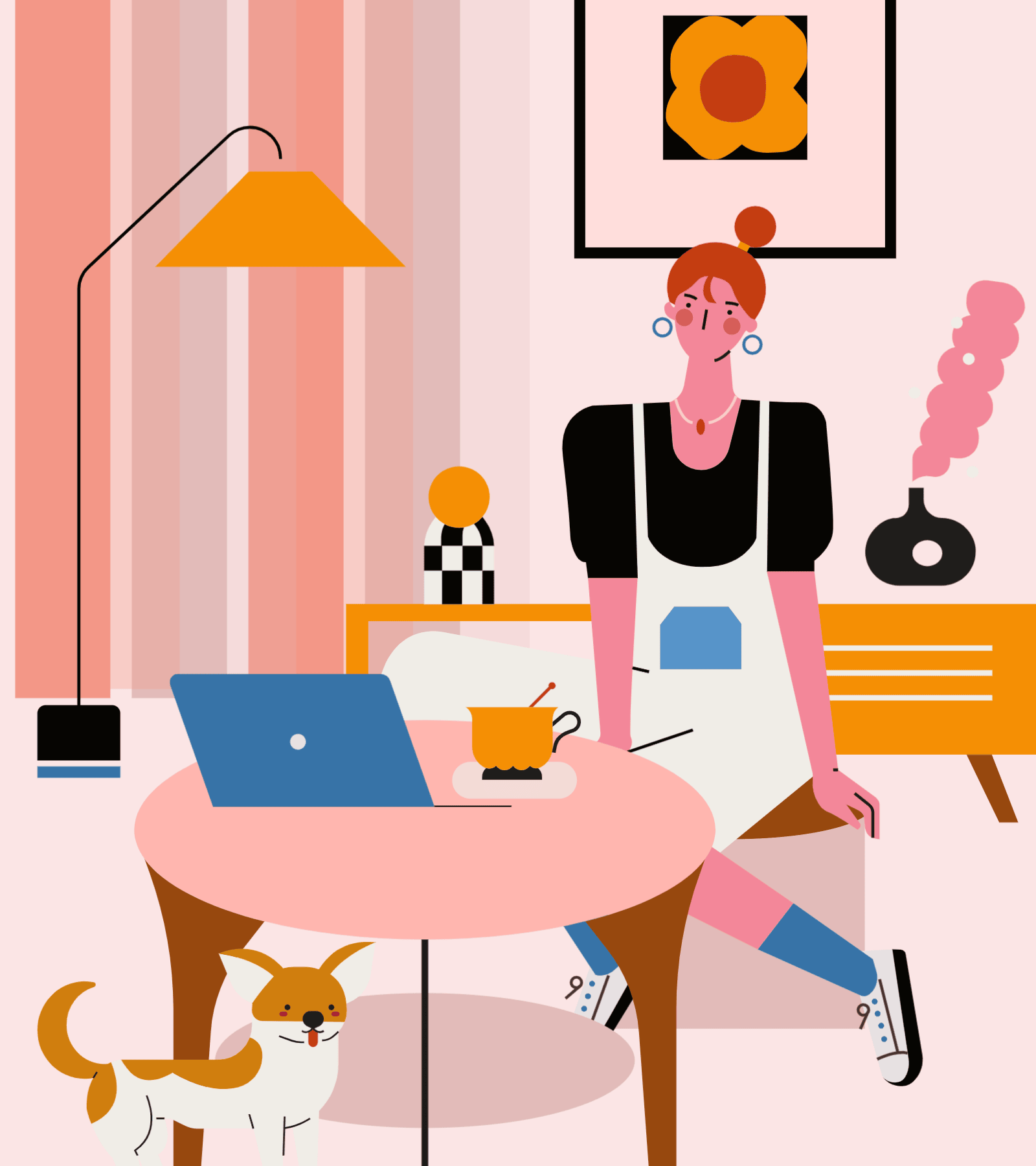 小园素作品：如家 design flat graphic design illustration vector