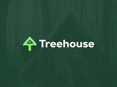 Treehouse brand identity design, logo design b2b brand design brand identity branding green house illustration lettering logo design logo designer logotype saas social tree type visual wordmark logo