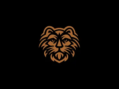 Tiger cat character lion logo logotype lynx nature tiger zoo