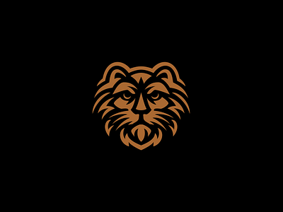 Tiger cat character lion logo logotype lynx nature tiger zoo