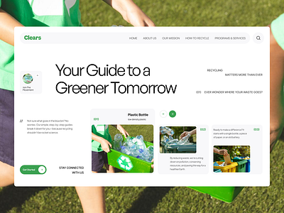 Recycle Website Design design eco friendly inspiration last hope plastic recycle recycle website save our world trash trends ui user interface ux web design website