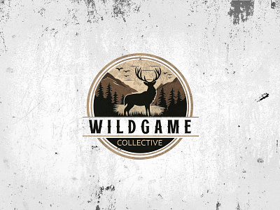 Wild Game Collective Logo Design(Unused Concept) branding deer logo deer vintage logo design graphic design graphicsdesign hand drawing logo hunt logo hunting logo illustration logo logo design logodesign sketch logo vector vintage vintage logo