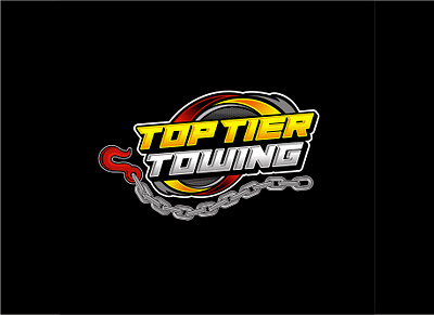 Top Tier Towing branding design graphic design illustration logo typography vector