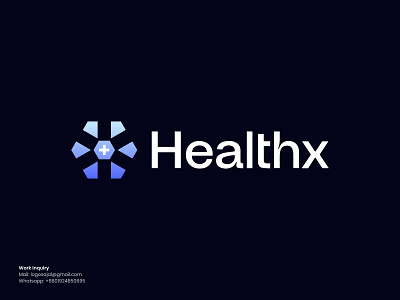 Healthx | healthcare tech startup logo- Branding ai branding artificial intelligence brand identity branding branding identity care logo health tech startup healthcare healthcare logo healthx logo logo design logo design branding logodesign minimalist modern logo software logo tech health logo tech startup logo technology logo