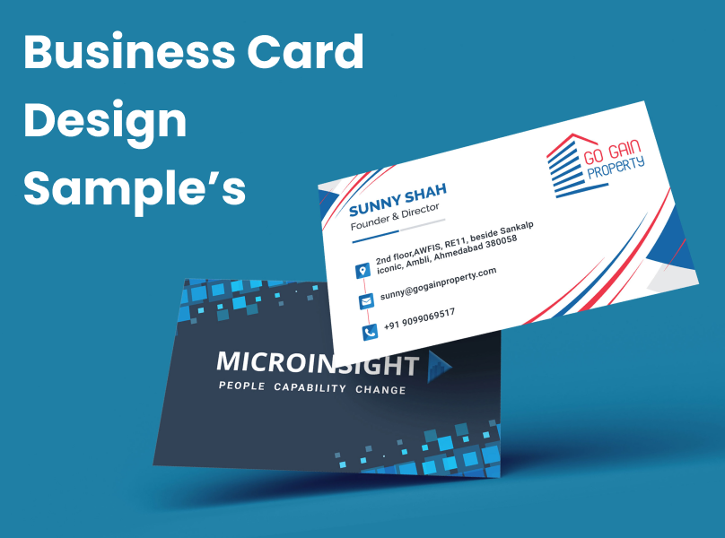 Business Card Design Sample's branding graphic design logo ui