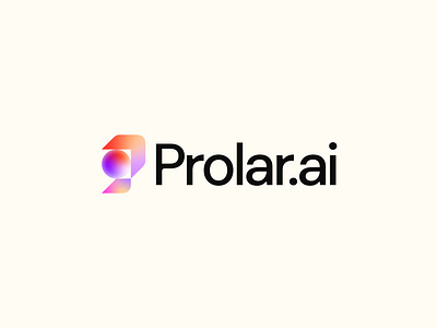 Prolar.ai; Artificial Intelligence-Based 3D Design Software Logo ai ai logo artificial intelligence brand designer brand identity branding clean gradient logo graphic design icon logo logo design logos minimal modern saas saas branding software logo tech visual identity