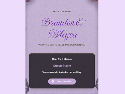 Byzantium Wedding RSVP Website | Wedding Invite Website invitation landing page invitation web married landing page married website online rsvp website web design wedding agency wedding brochure wedding design wedding homepage wedding invitation wedding landing page wedding organizer wedding planning wedding rsvp website wedding website