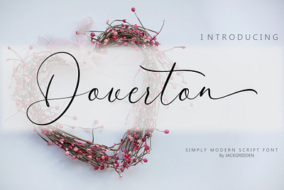 Doverton | Handwritten Font branding design doverton font graphic design illustration logo script