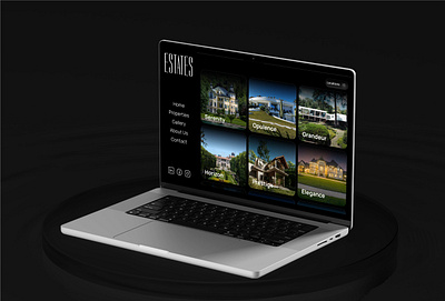 Estates - A Real Estate Website Template. design estate framer framer sites framer template framer website real estate real estate website web web design webdesign website website design