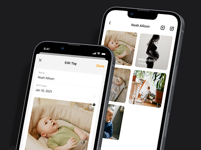 Photo Sharing App : Tag | UI/UX app app design branding design edit inspiration ios mobile modal portfolio tag ui ui design uiux ux ux design