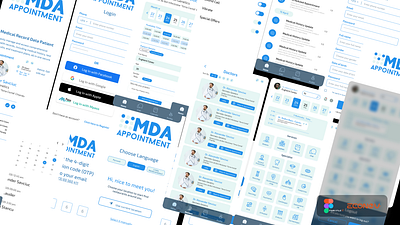 ⚕️Medical Appointment MDA by econev android app branding design econev evgheniiconev figma graphic design illustration ios lizzardlab logo medical medical appointment ui ux vector