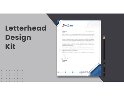 Letterhead Design Kit graphic design letterhead ui