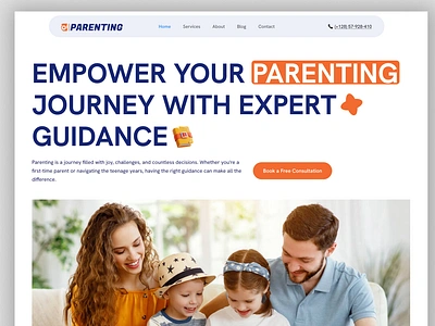 Parenting Coaches landing page branding dad design graphic design illustration landing page design 2024 learning logo modern landing page mon parentgood landing page parenting landing page school teaching typography ui ux vector website