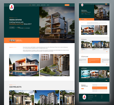 Real Estate - Website Design Project branding graphic design ui ui design ux design web design website