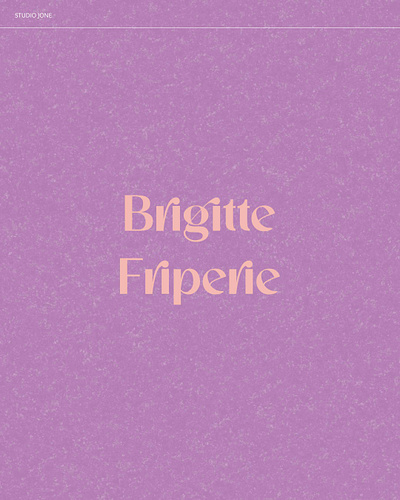 Brigitte Branding Kit - Marque de friperie branding branding kit graphic design illustration logo