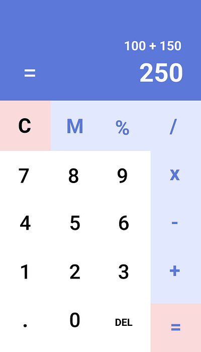 Simple Calculator ui