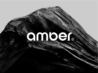 amber® amber black logo bold logo clean logo custom wordmark geometric logo minimalist logo rounded logo simple logo wordmark